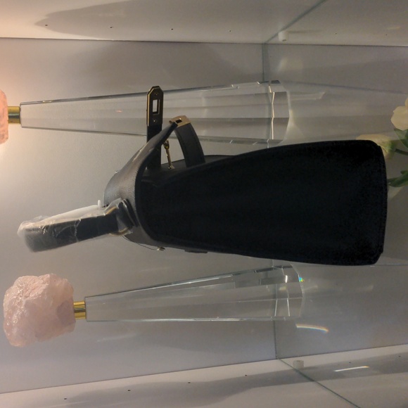 Elegant Elevated Basic Black Mini Handbag NWT - Picture 8 of 16